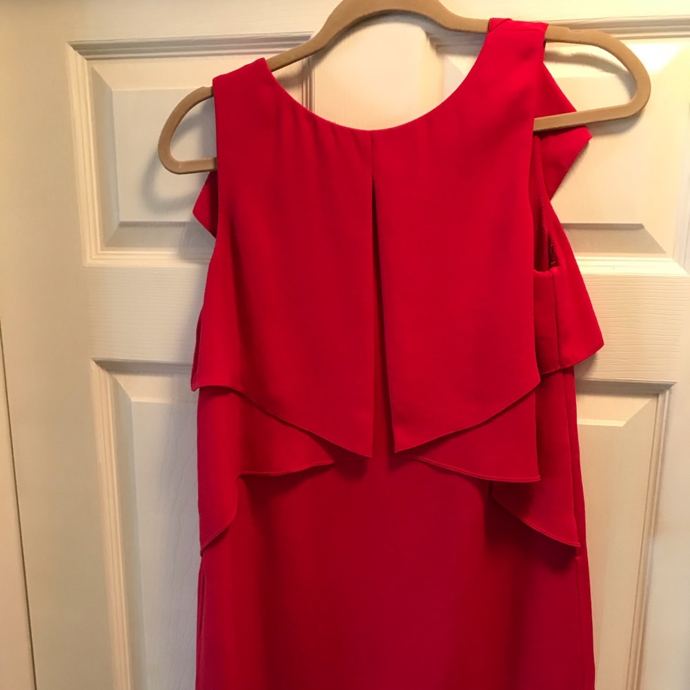 BCBG bright fuschia red cocktail dress